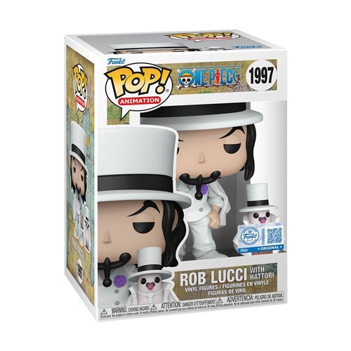 FUNKO POP One Piece Rob Lucci With Hattori 1997